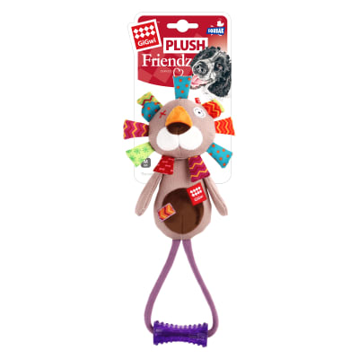 GiGwi Leon Plush Friendz con Johnny Stick