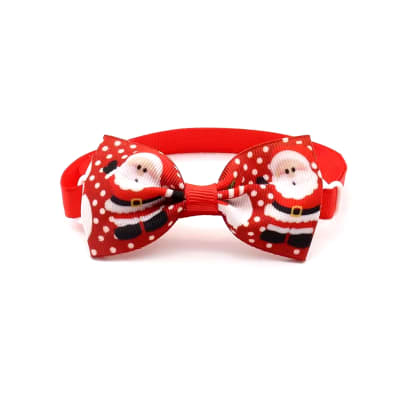 Collar navideño con corbatín para perro o gato