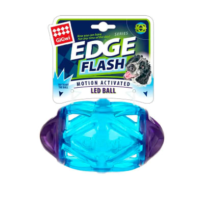 Juguete para perros GiGwi pelota rugby con 2 luces