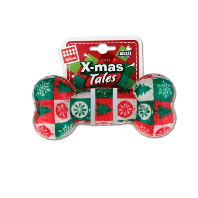Juguete GiGwi TPR Bone Navidad