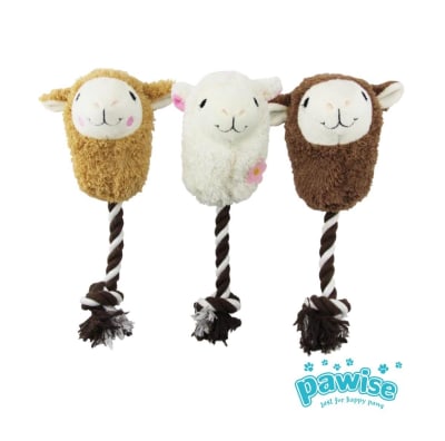 Pawise juguete de peluche llama con cuerda
