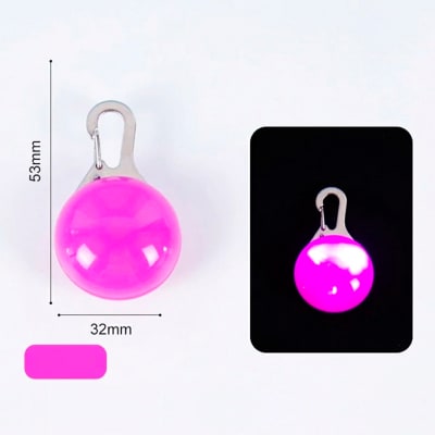 Luz Led Colgante Rosado con pila de 36 V (incluida)
