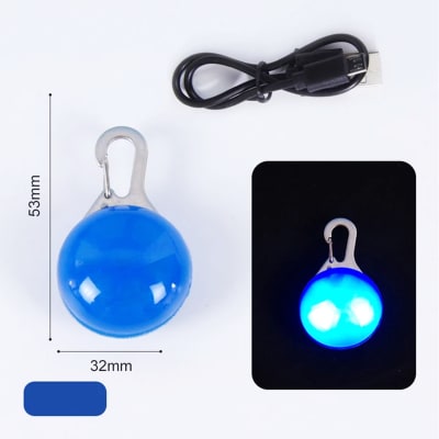Luz Led Colgante Azul recargable con USB