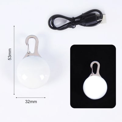 Luz Led Colgante Blanca recargable con USB