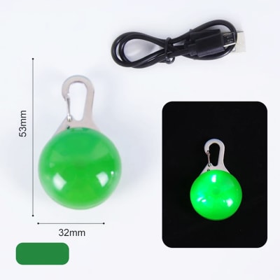 Luz Led Colgante Verde recargable con USB