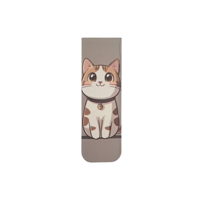 Marcador de libro magnético con diseño de gatito tabby