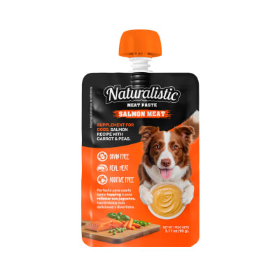 Naturalistic pasta de carne de salmón y atún