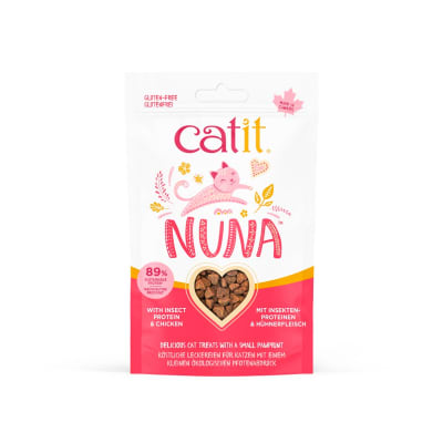 Catit Nuna Snack con proteína de pollo e insecto