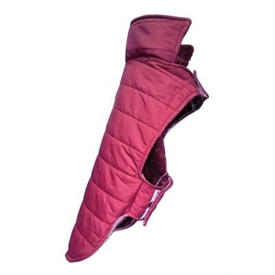 DD Parka burdeo lineas para perros