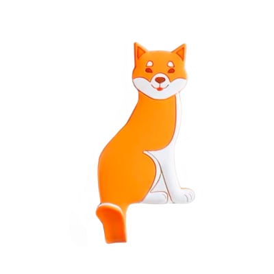 Gancho magnético de silicona con forma de perrito