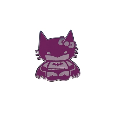 Pin esmaltado diseño de Hello Kitty Batman