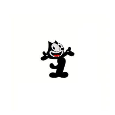 Pin esmaltado diseño del gato Félix