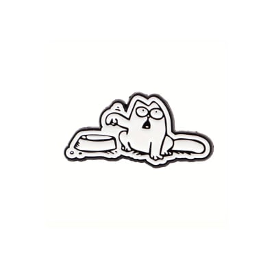 Pin esmaltado diseño de gato Simon's Cat