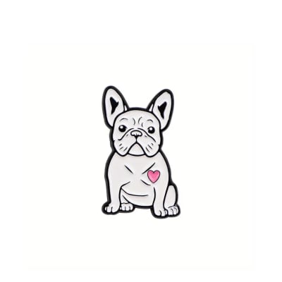 Pin esmaltado diseño perro bulldog francés