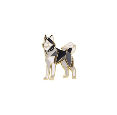 Pin esmaltado diseño perro Husky Siberiano