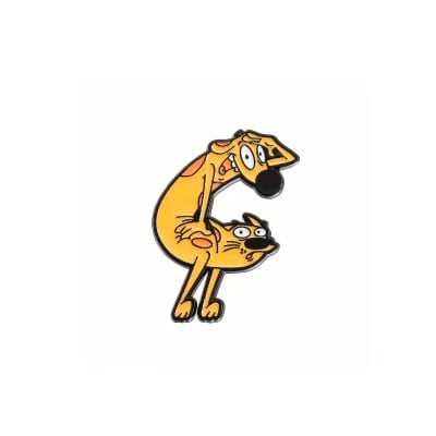 Pin esmaltado diseño de Catdog mirando