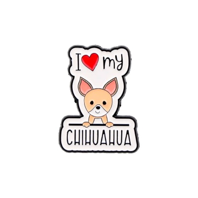 Pin de perro I Love My Chihuahua