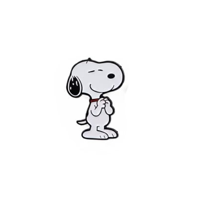 Pin esmaltado diseño perro Snoopy pensativo