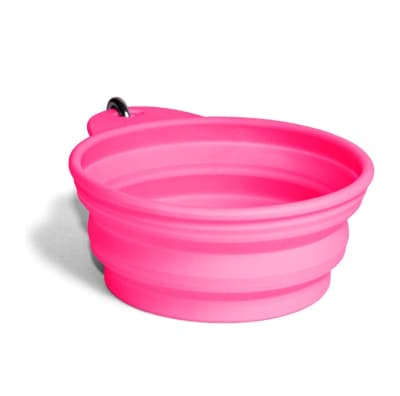 Plato plegable de silicona Go Bowl Pink de ZeeDog