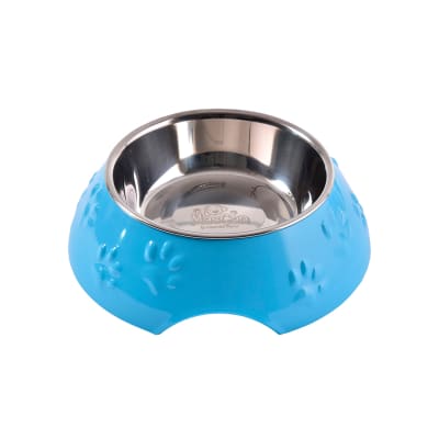 Mascan Plato Huellitas Celeste