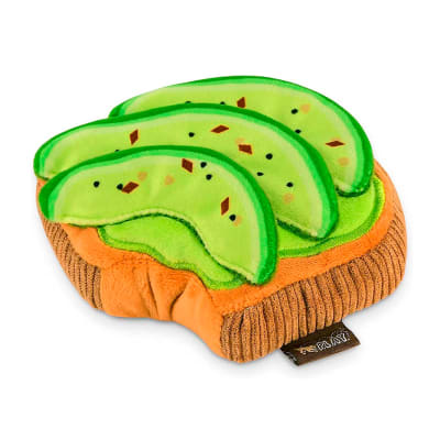 Juguete Play Pet Barking Brunch Avo-Doggo Toast para perros