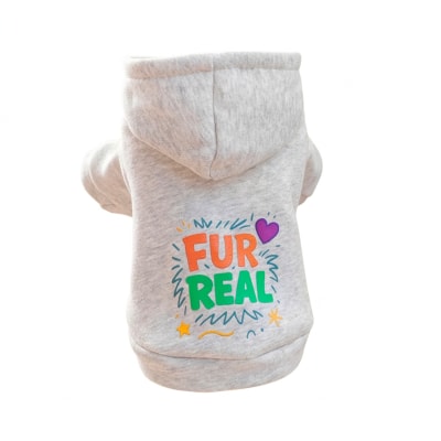 Chaleco de Polar para perro con capucha Fur Real