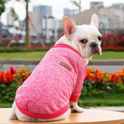 Chaleco Classic Jaspeado fucsia para perro
