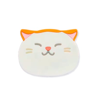 Posavasos Silicona Gato naranja (1 unidad)