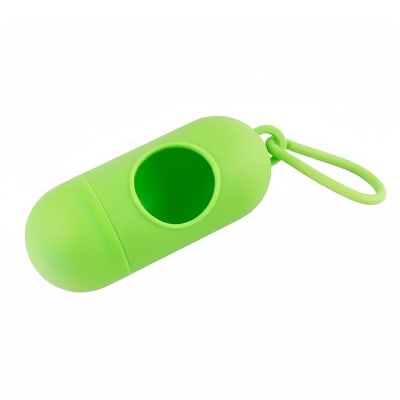 Dispensador de bolsas forma de cápsula