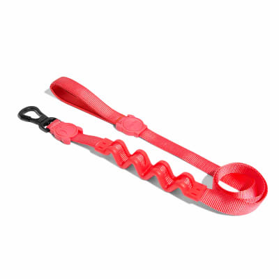 ZeeDog Ruff Leash Neon Coral correa anti-tirones para perros