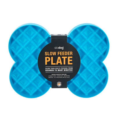 LickiMat Slodog Slow Feeder plato para perros ansiosos color turquesa