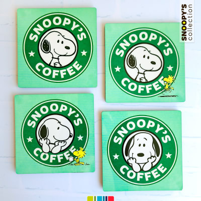 Posavasos de Snoopy´s Coffee (Set de 4 unidades)