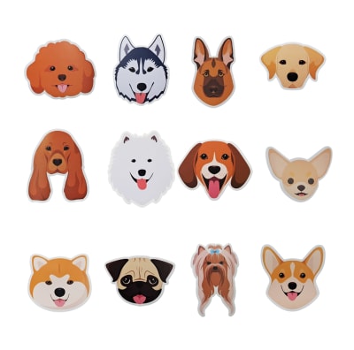 Recollections Stickers Ilustración Perro