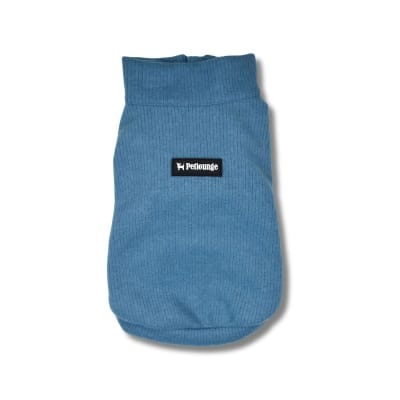 Petlounge Sweater de lanilla para perros pequeños azul