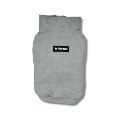 Petlounge Sweater de lanilla para perros pequeños Gris