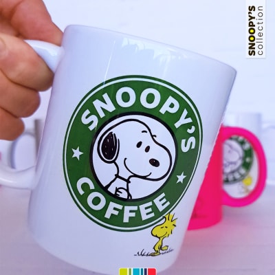 Tazón blanco Snoopy's Coffee (Snoopy collection)