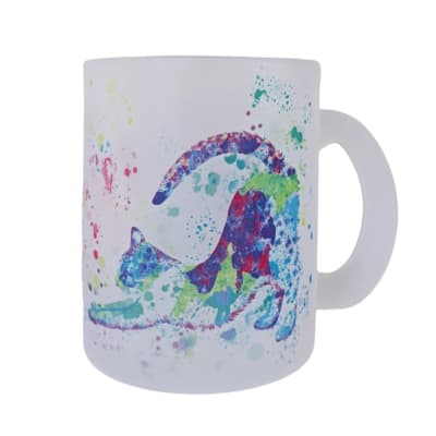 Tazón empavonado gato yoga Whee!