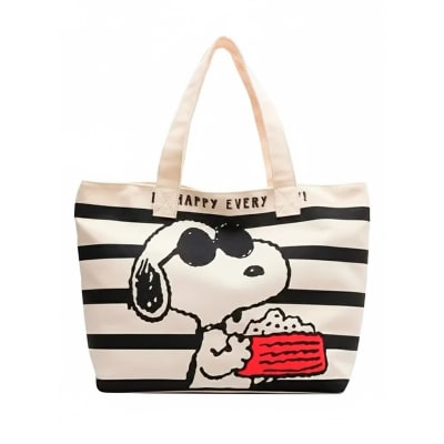 Bolso Tote bag diseño Snoopy Joe Cool