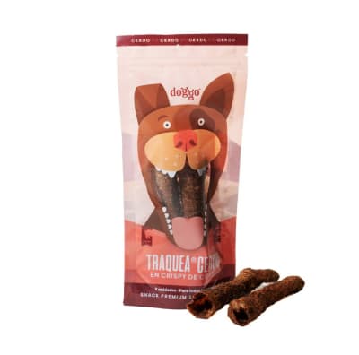 Doggo Tráqueas de cerdo en crispy de ciervo