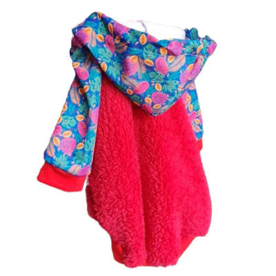 Corderito con gorro polerón Tropical Ropa para perros