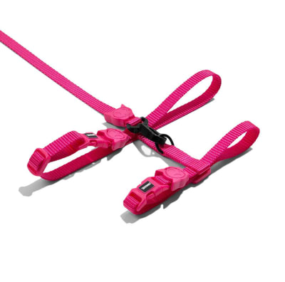 ZeeCat arnés con correa Pink Led de ZeeDog para gatos