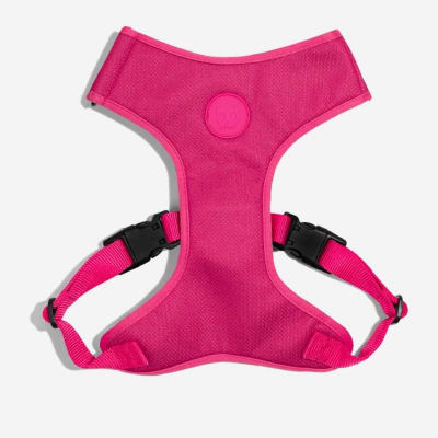 ZeeDog arnés pechera Pink Led ajustable air mesh para perros