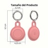 Funda protectora para Airtag color rosado 3