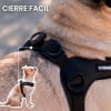 Petlounge Arnés Easy Glam negro para perros 7