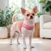 Petlounge Arnés Easy Glam rosado para perros 2