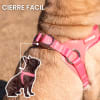 Petlounge Arnés Easy Glam rosado para perros 7