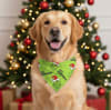 Bandana Navideña para perro Merry GrinchMass verde 2