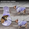 Petlounge cortaviento impermeable HydroLite morado Talla 4 4