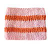 Cuello de lana para perro grande rosado con naranja Talla L 3