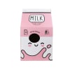 BRNX Casa para gatos maxi diseño caja de leche rosado 3